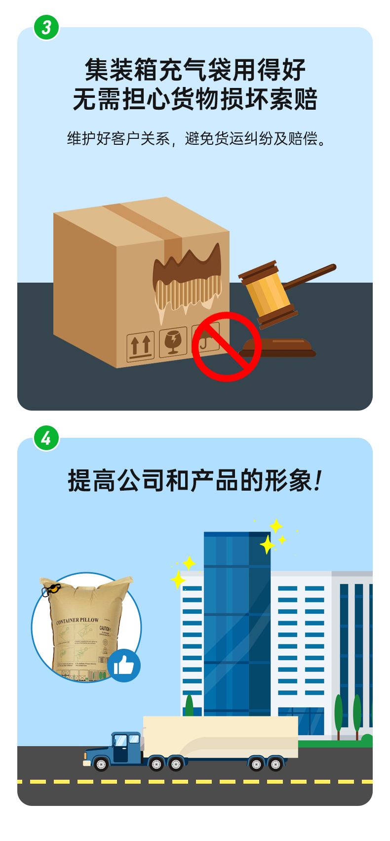 集装箱充气袋
